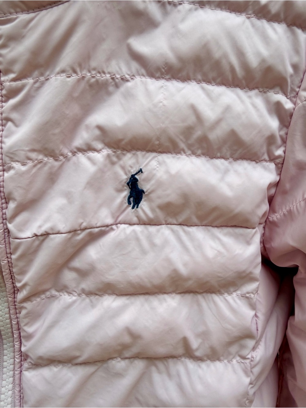Polo Ralph Lauren Girls Reversible Puffer Jacket Pink Floral Size 6 - 7 - Picture 12 of 12